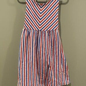 Cute red, white and blue dress!! Great for summer holidays!